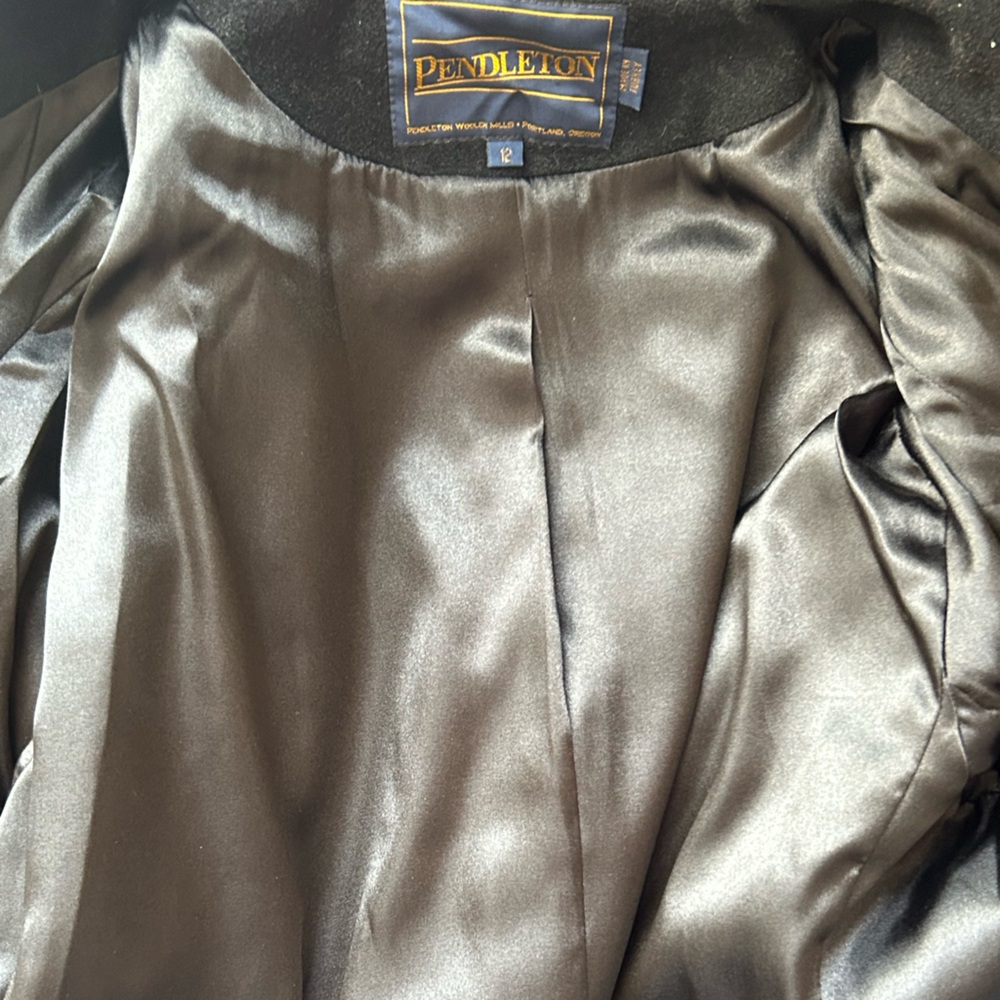 Pendleton Black Double-Breasted Coat - image 4